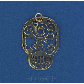 Colgante calavera 50mm filigrana