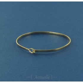 Loop and ball clasp bangle GP
