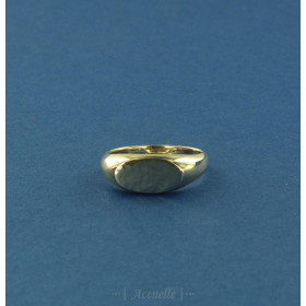 Anillo sello ovalado golpeado