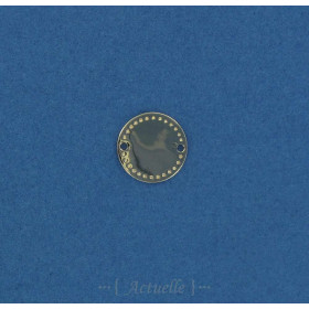 Engraved points round medal 15mm