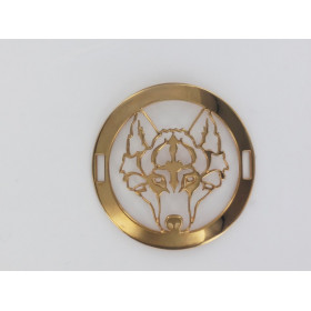 Round Plate w/ Wolf