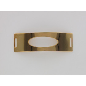 Barrette Incurvée Ovale Evidée PO