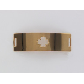 Curved plate w/ Clover cut out