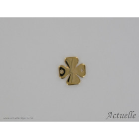Médaille trèfle  15 mm PO