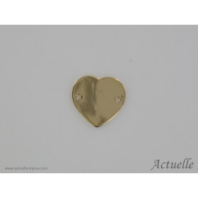 Médaille coeur  15 mm PO