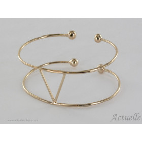 Double jonc triangle PO