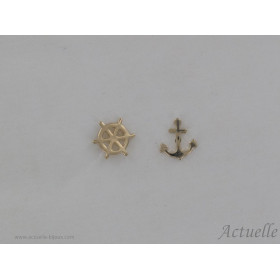 Earrings anchor&roll GP