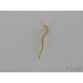 Boucle d'oreille montante serpent  PO