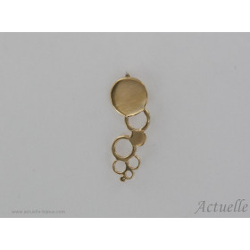 Boucle d'oreille montante bulle PO