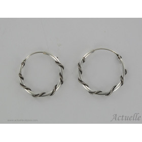 Earring ethnic marin 14mm