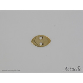 Médaille ovale  13 mm PO