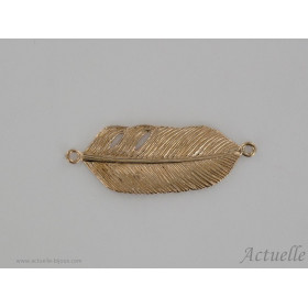 Feather 30x13 2H Gold plated