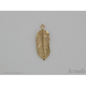 Feather 20x8,5 Gold plated