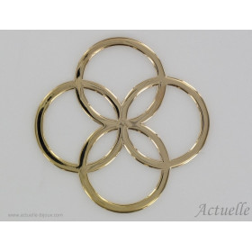 Arabesque 4 rings 45mm GP