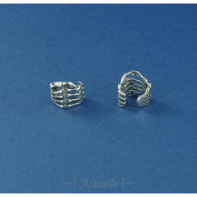 Pendientes mano de esqueleto vuelta de oreja