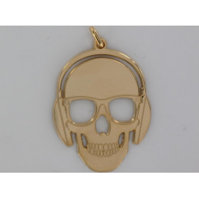 Tête de Mort Lunettes Ecouteurs PO