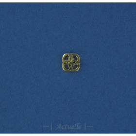 5pcs Rosette cut out 7mm GP