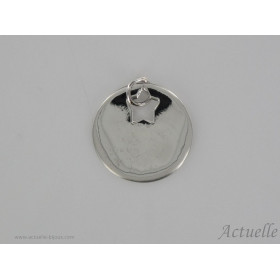 Medal Star openwork 20 mm