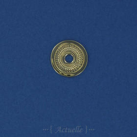 Médaille ronde évidée multi cercle 20mm PO