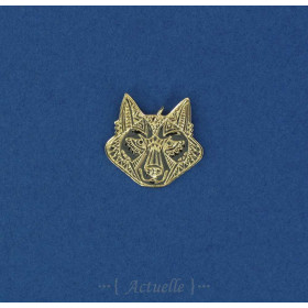 Tête de loup gravée PO