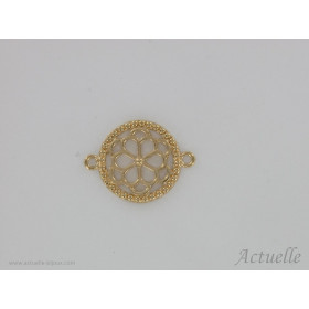 Cercle Boule Fleur  Ajouré PO