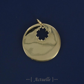 Medaille Trèfle ajourée 20 mm PO