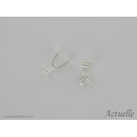 Embout pince griffée 3mm+Anneau