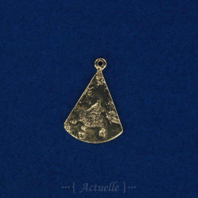 Pendentif slice brut arrondi PO
