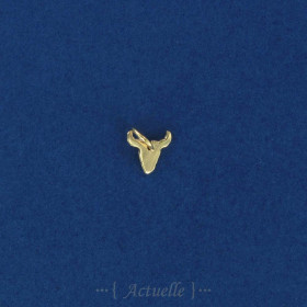 5pcs Mini charm buffalo head GP