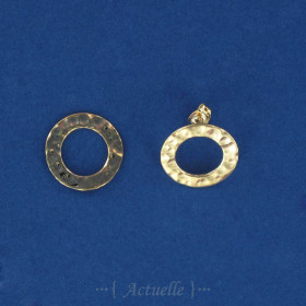 BO cercle ajouré martelé PO