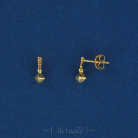 Diamond shape studs earrings GP