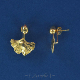 Pendientes hoja ginkgo