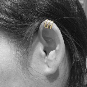 Openwork ring ear cuff GP