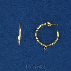 Small ring studs earrings GP