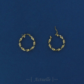 Twisted creoles rings 25mm GP
