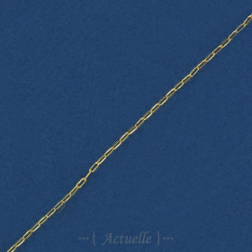 Streched cable chain bracelet 40x17 AI2 GP