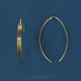Pendientes gancho placa 38mm