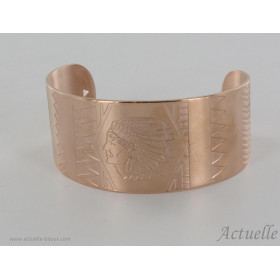 Jonc tête d'indien motifs