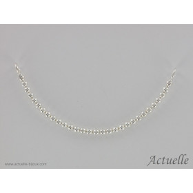 Semi-bangle with beads