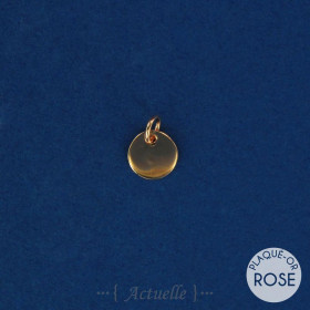 Pendentif mini charm's rond 8mm