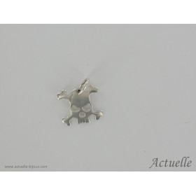 Mini's charm Skull with bone