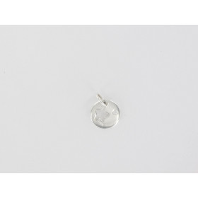Charm's rond étoile ajouré+1CZ