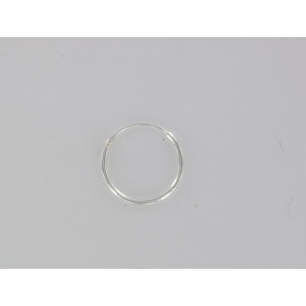 Hoop earrings 16mm Gold plated