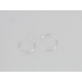 Hoop earrings 18mm Gold plated