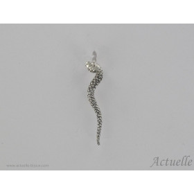 Boucle d'oreille montante serpent