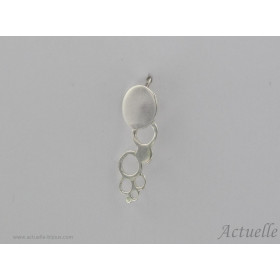 Boucle d'oreille montante bulle