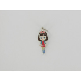 Enameled Dark hair girl GP