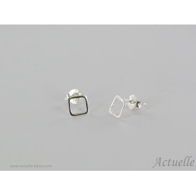 Earrings openwork square GP