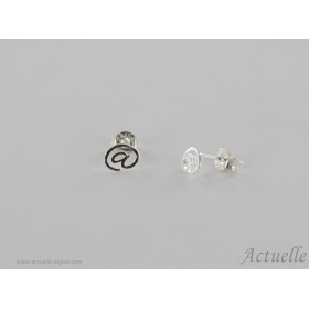 Earrings openwork arobase GP