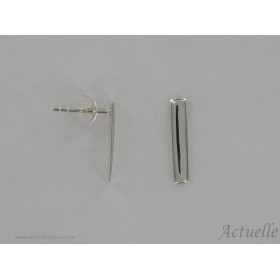 Boucle d'oreille Basse Rectangle